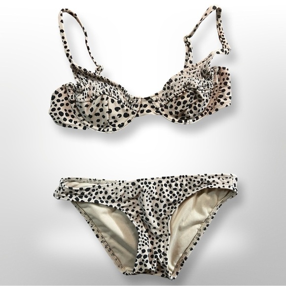 Xhilaration Other - Xhilaration Black and Cream Bikini Set Timeless Swimwear